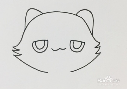 简笔画系列-简易猫画法