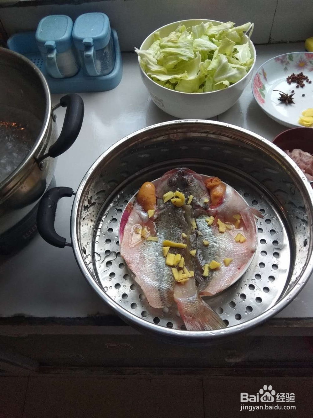 清蒸大鲈鱼家常做法