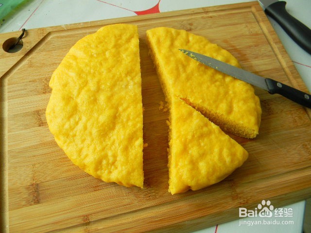 营养主食——胡萝卜玉面发糕