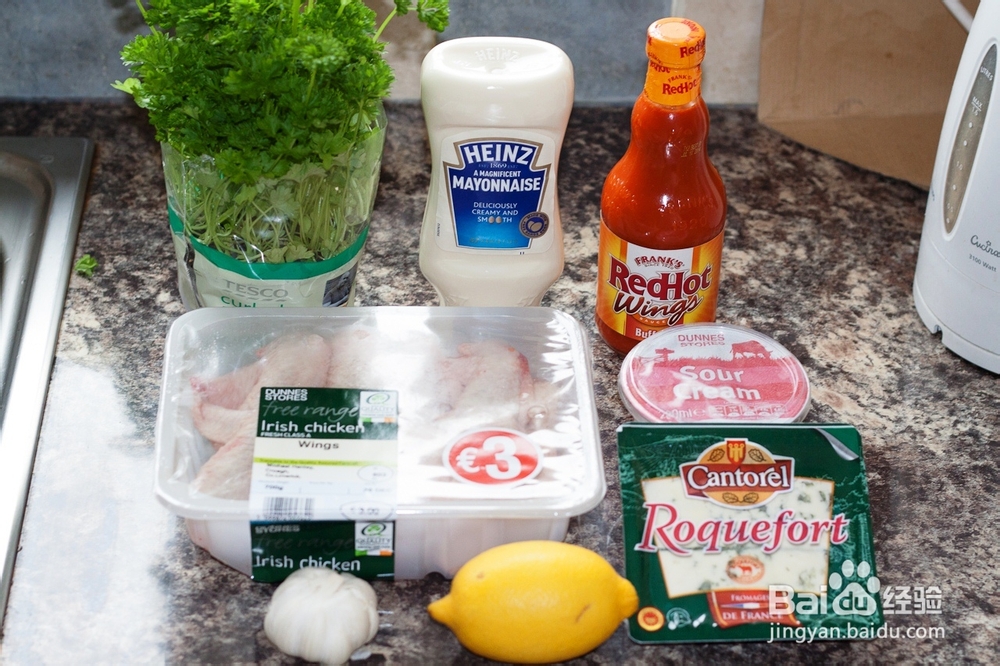 曼步厨房 - 布法罗鸡翅/美式辣鸡翅