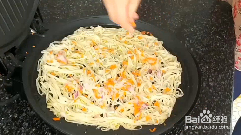 怎样用面条做早餐饼好吃