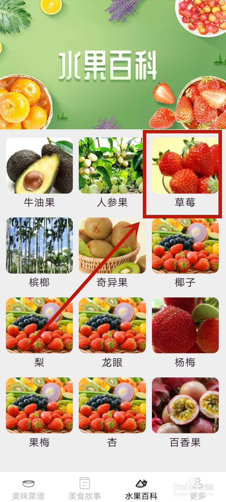 美味天天点怎么查询水果知识