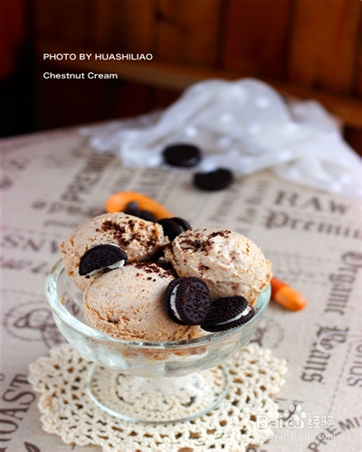 #清凉High一夏#【板栗椰奶冰淇淋】