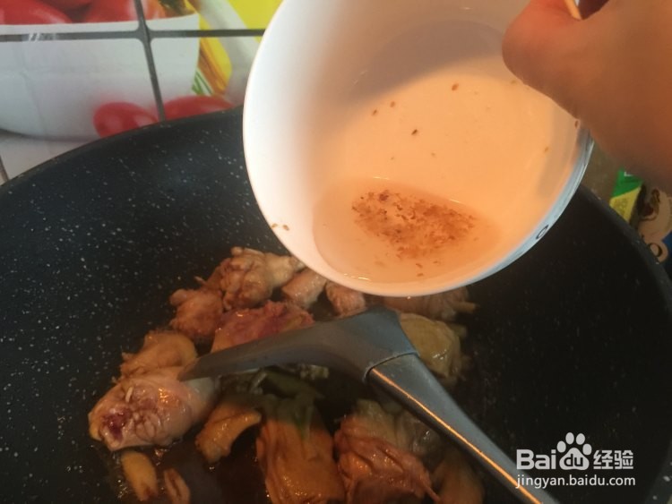 桂花栗子鸡的做法