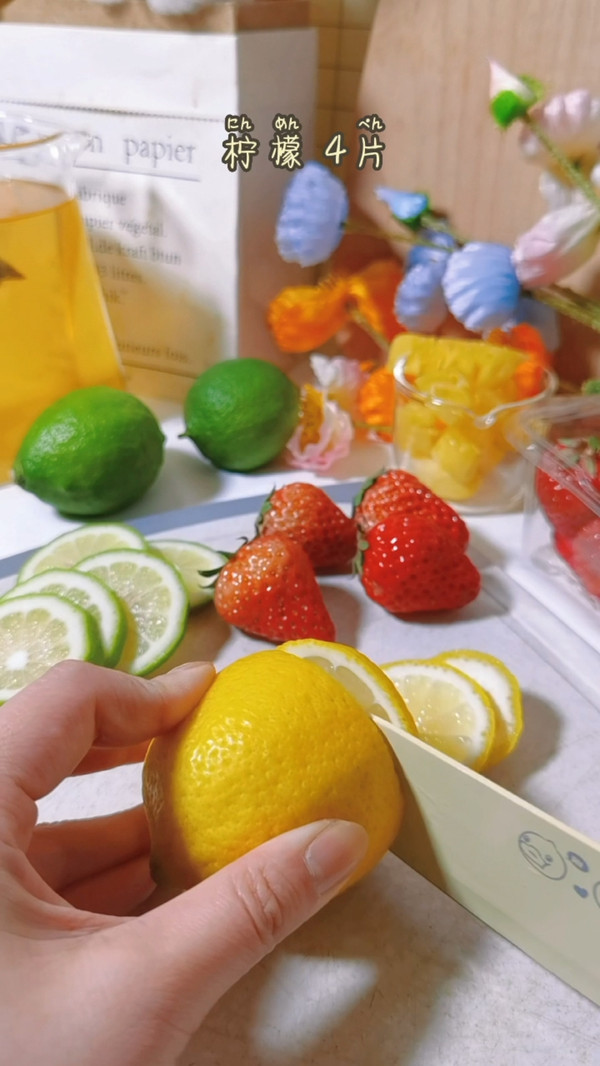 百香果蜂蜜绿茶