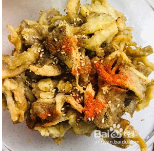 椒盐蘑菇-超好吃的下酒菜