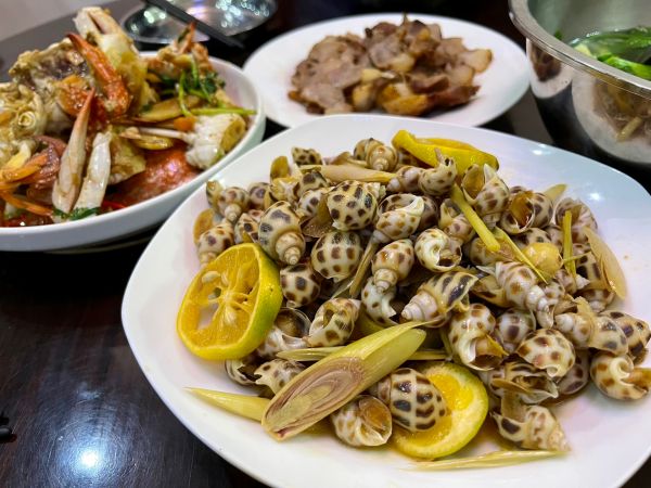 香茅柠檬炒花螺多汁入味巨好吸