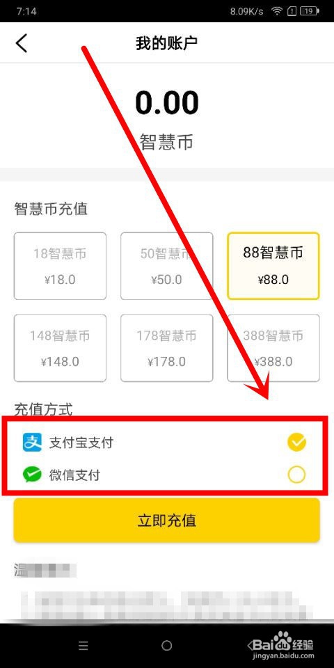 樊登读书中怎么充值智慧币