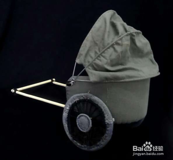 手工制作黄包车模型