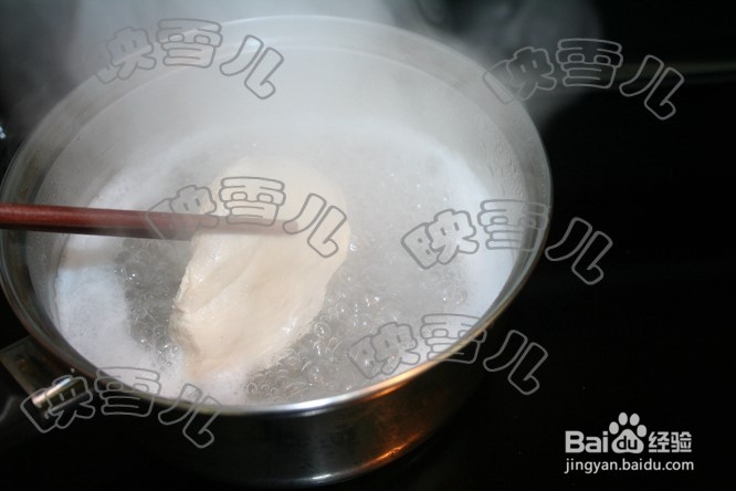幼儿辅食酸奶鸡丝沙拉