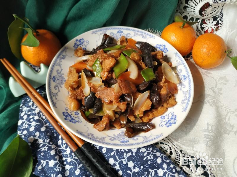 鲜百合猪肉炒腰果的做法