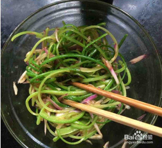 亚麻籽油拌双丝怎么做