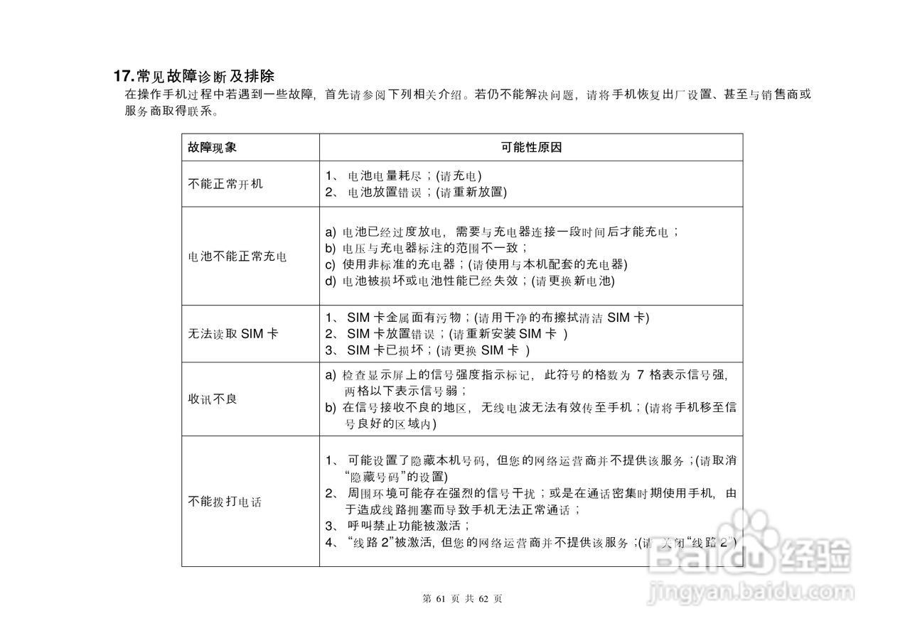 港利通手机KPT-UC550型使用说明书:[7]