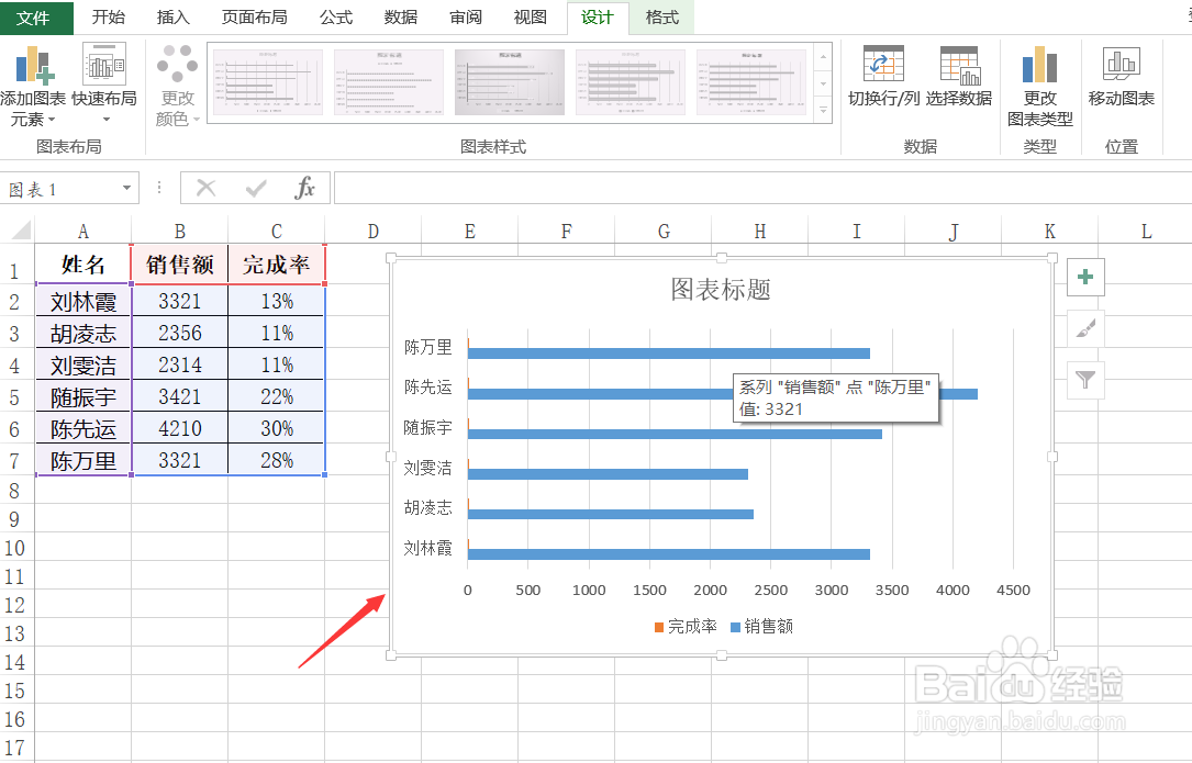Excel快速生成图表