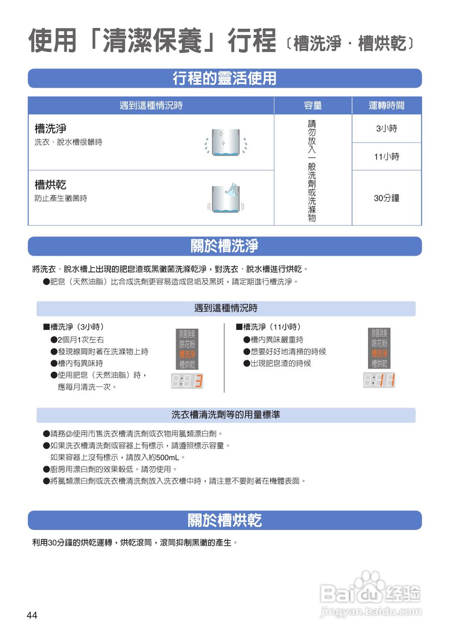 日立SF-BW12LV洗衣机使用说明书:[5]