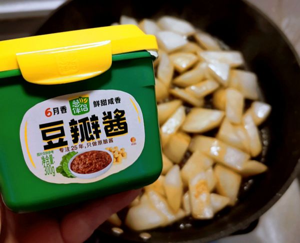 豆瓣酱烧白萝卜