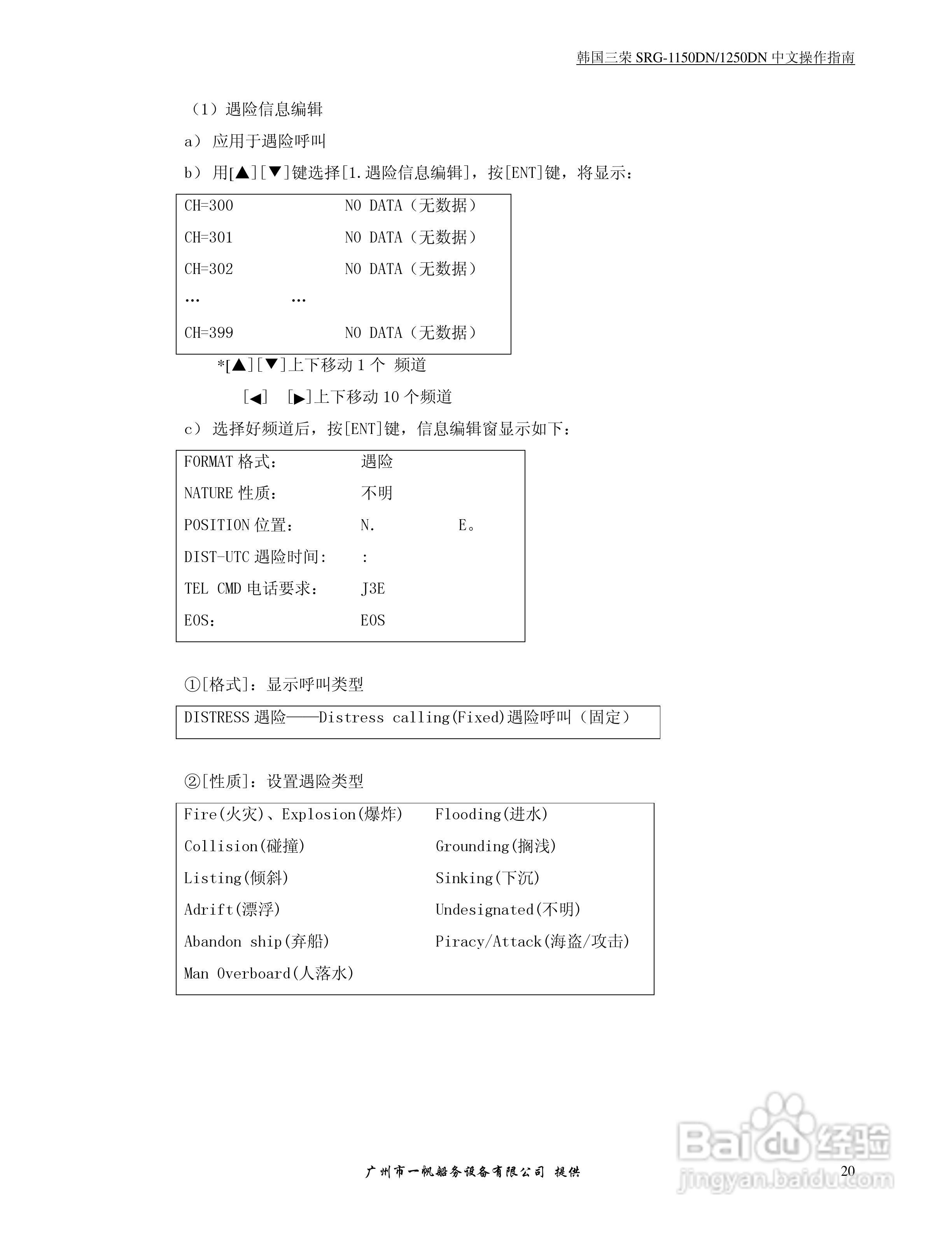 SRG-1150DN/SRG-1250DN MF/HF/DSC收发机中文操作手册:[3]