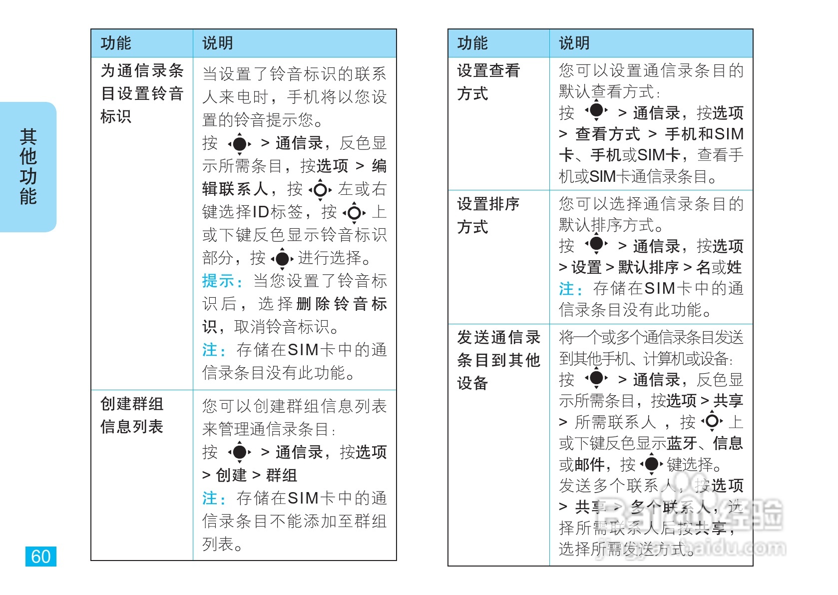 摩托罗拉VE66手机使用说明书:[7]