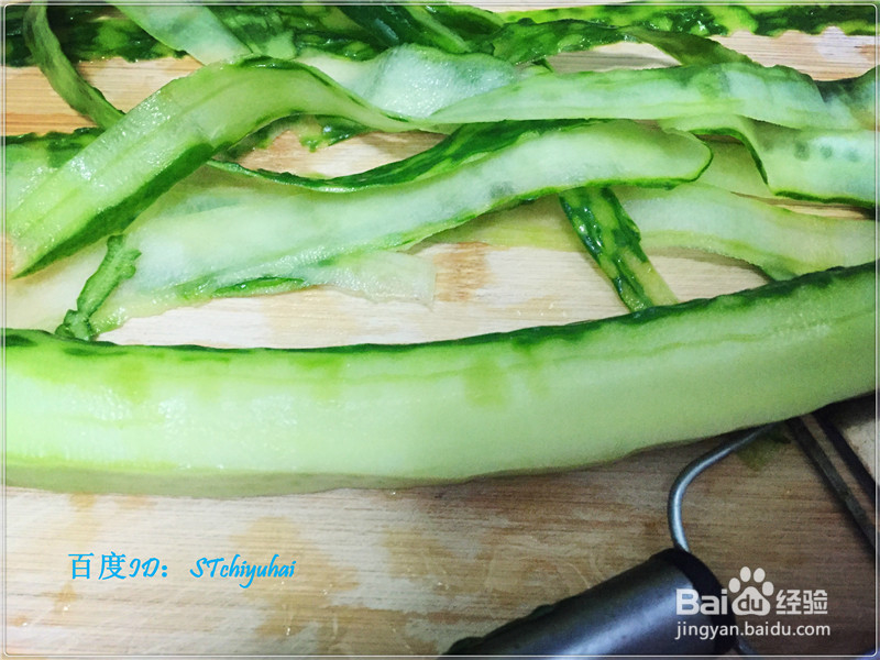 家常菜系凉拌青瓜卷