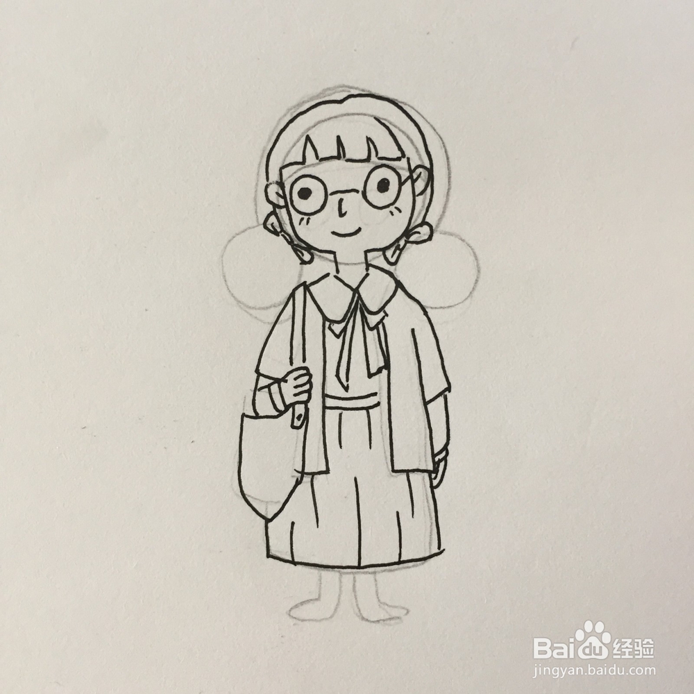 简单几步画出日系少女的方法