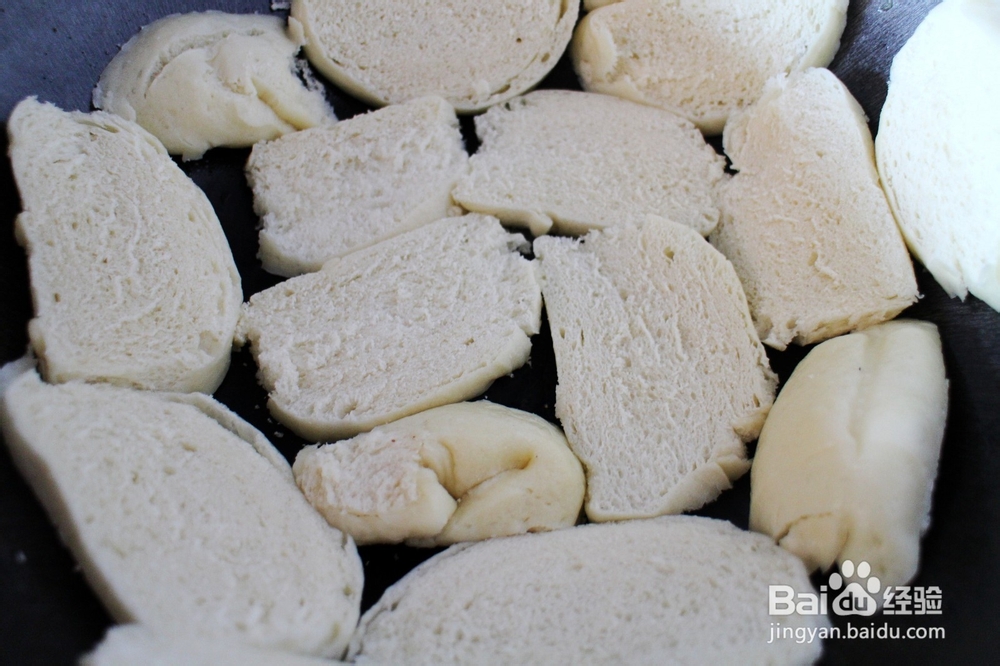 剩馒头的另类吃法 香煎馒头片 少油焦香