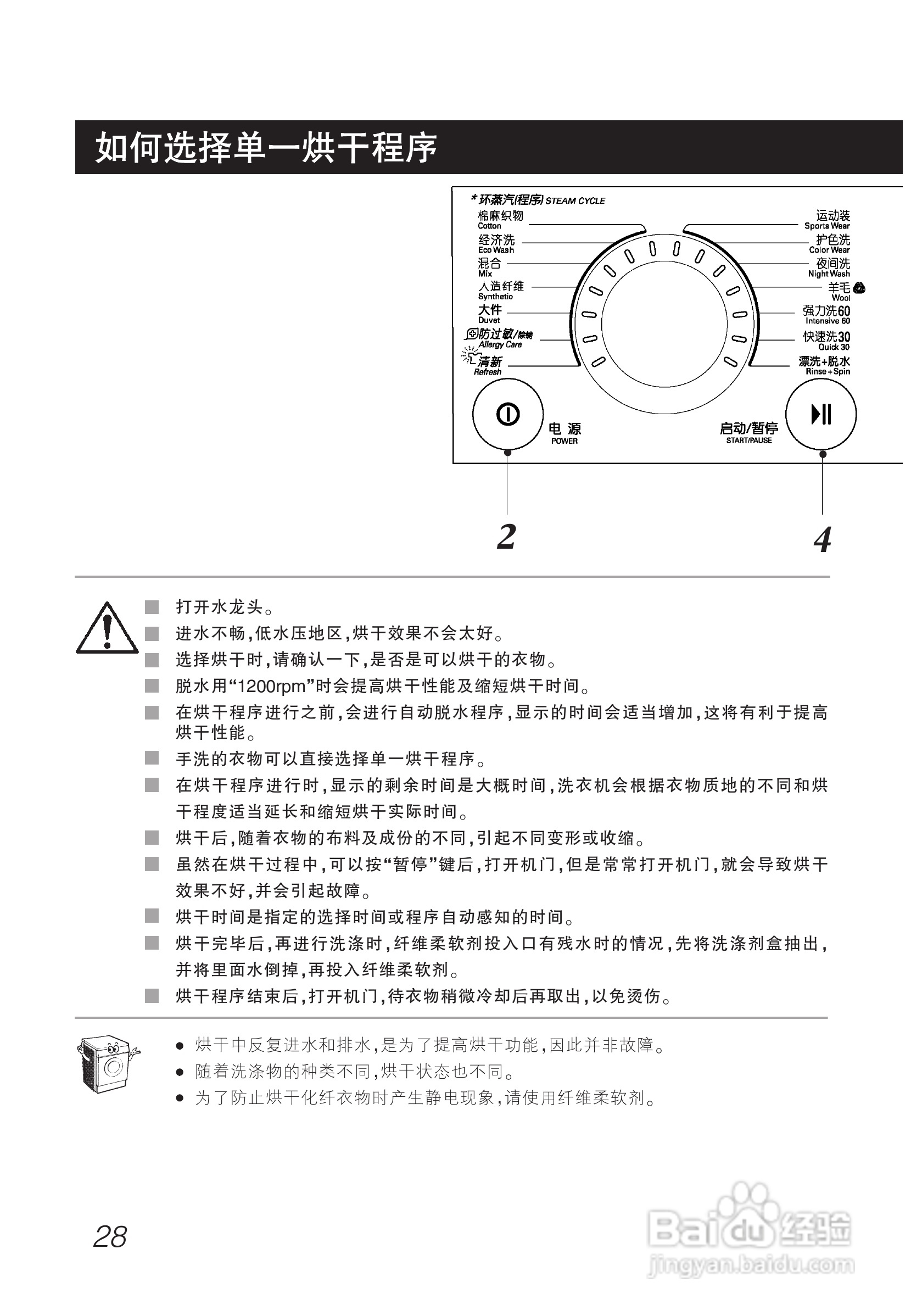 LG WD-A1228ADS洗衣机使用说明书:[3]