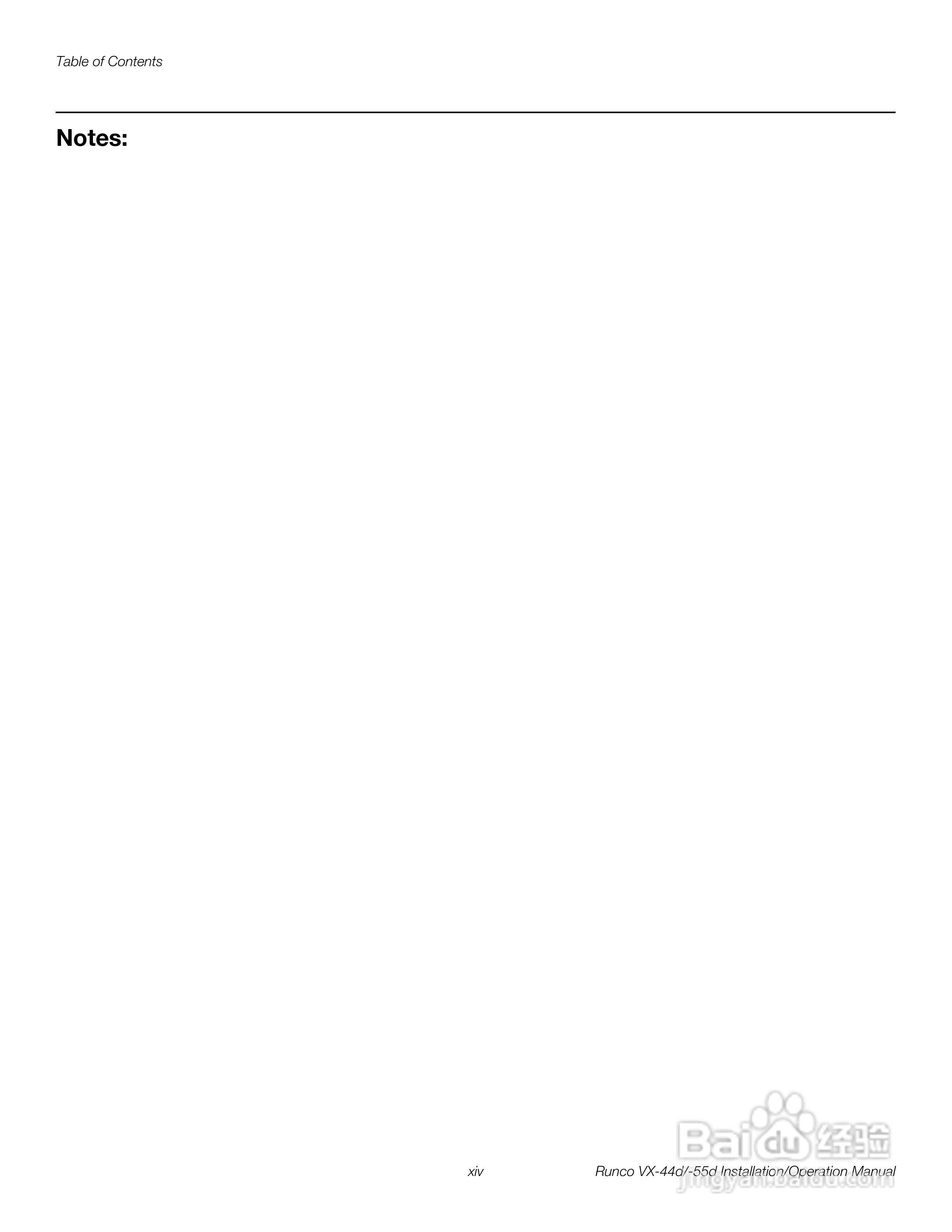 Runco VX-55d投影机使用说明书:[2]