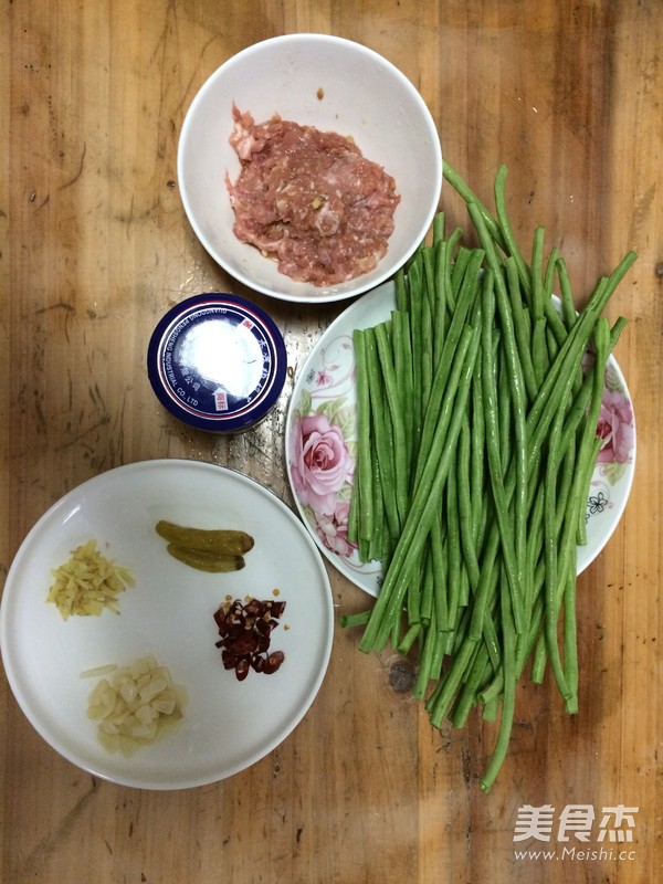 肉末橄榄菜炒豇豆