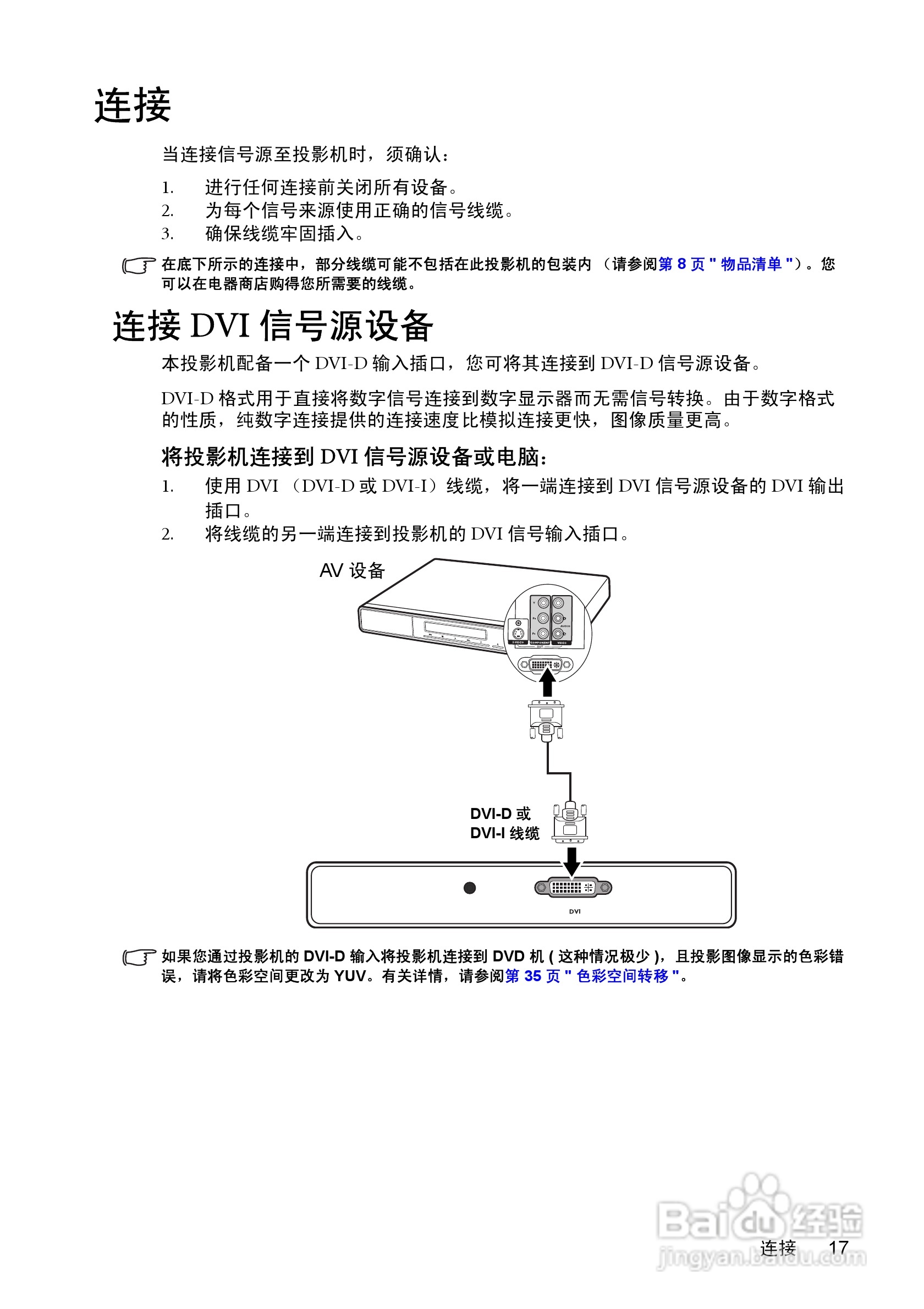 明基W550投影机使用说明书:[2]