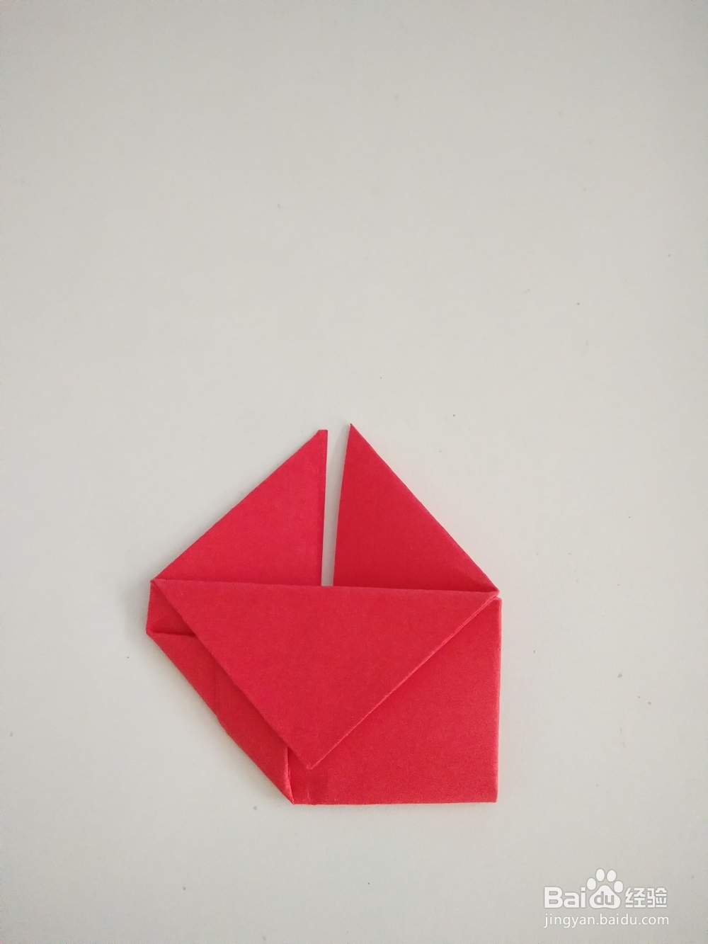 怎么用纸折爱心