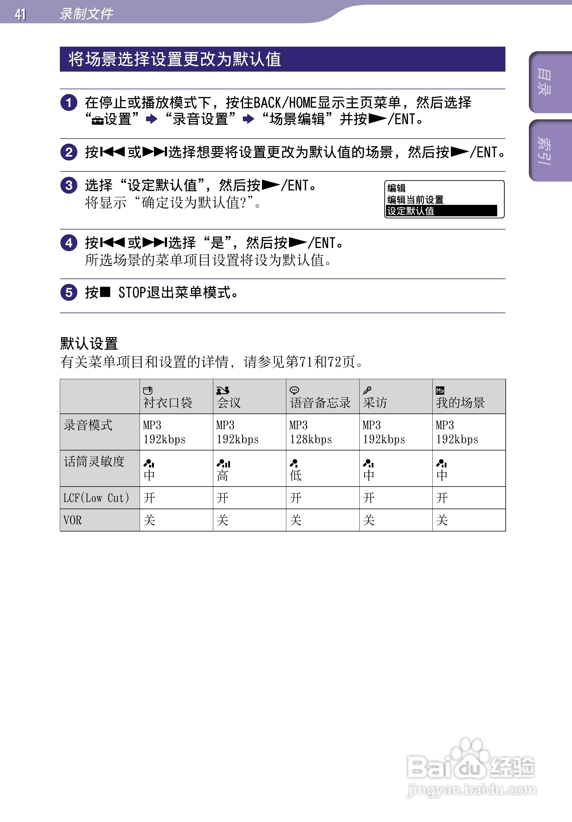 索尼ICD-TX50数码录音棒使用说明书:[5]