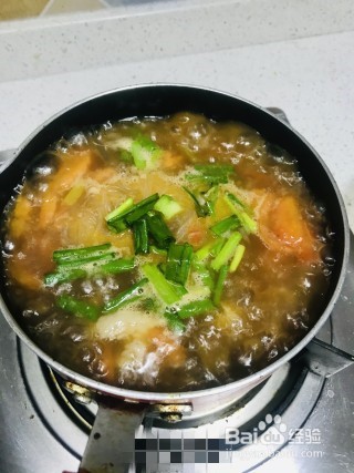如何做茄汁炖鸭血粉丝