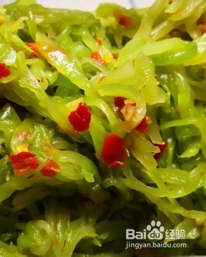 养生食补凉拌绿油油的莴笋的做法
