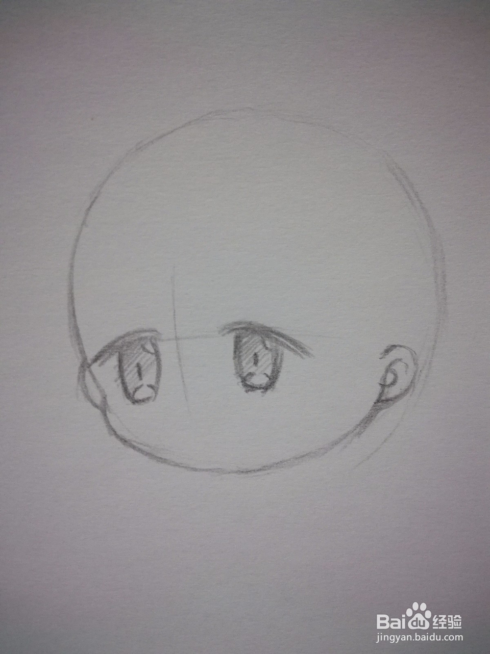 Q版动漫人物头部画法