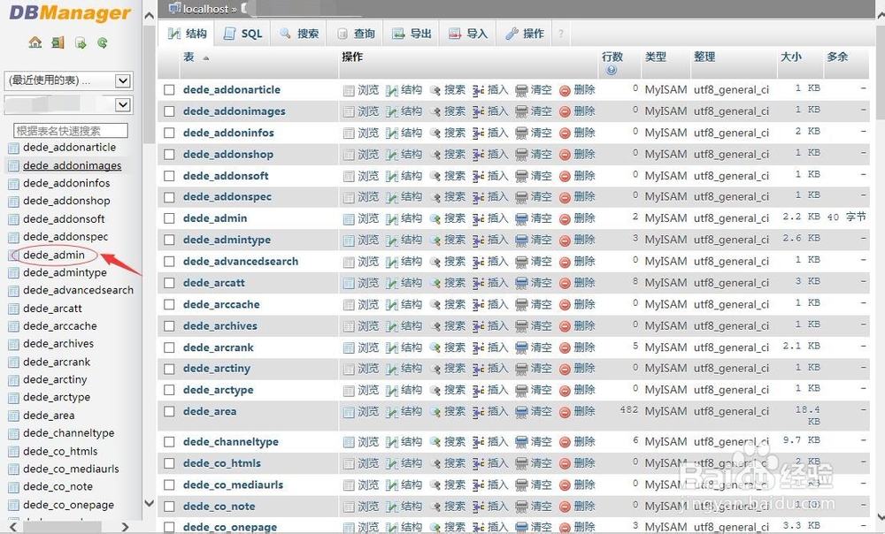 织梦如何删除管理员帐号