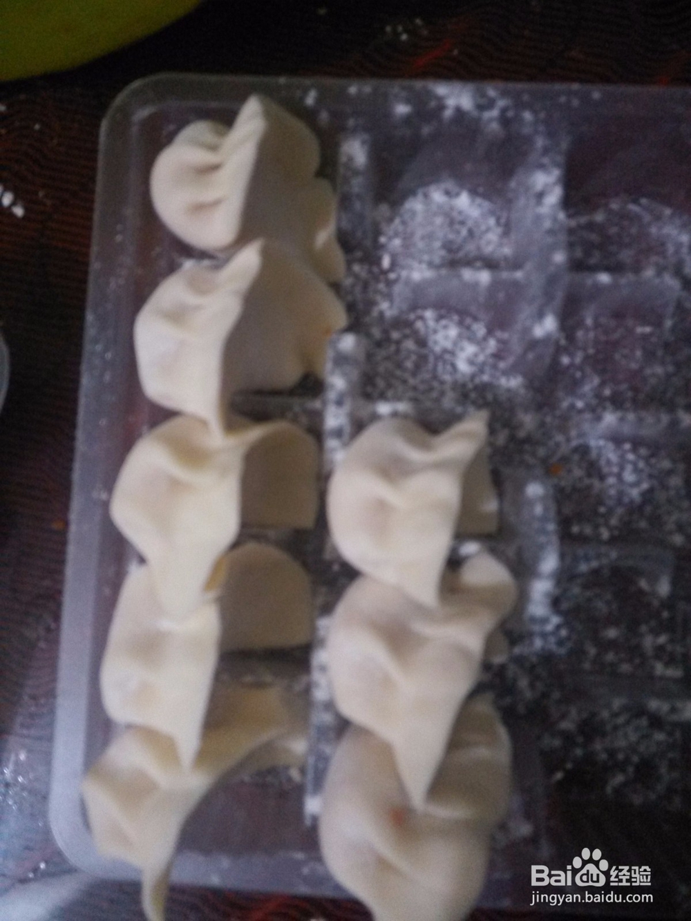 胡萝卜肉馅水饺