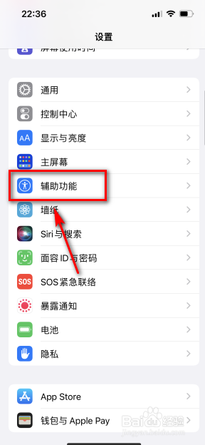 苹果13pro怎么开启口述影像功能