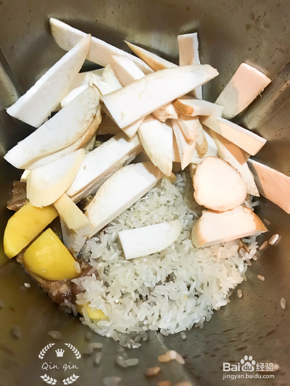 比较好吃的土豆杏鲍菇排骨焖饭