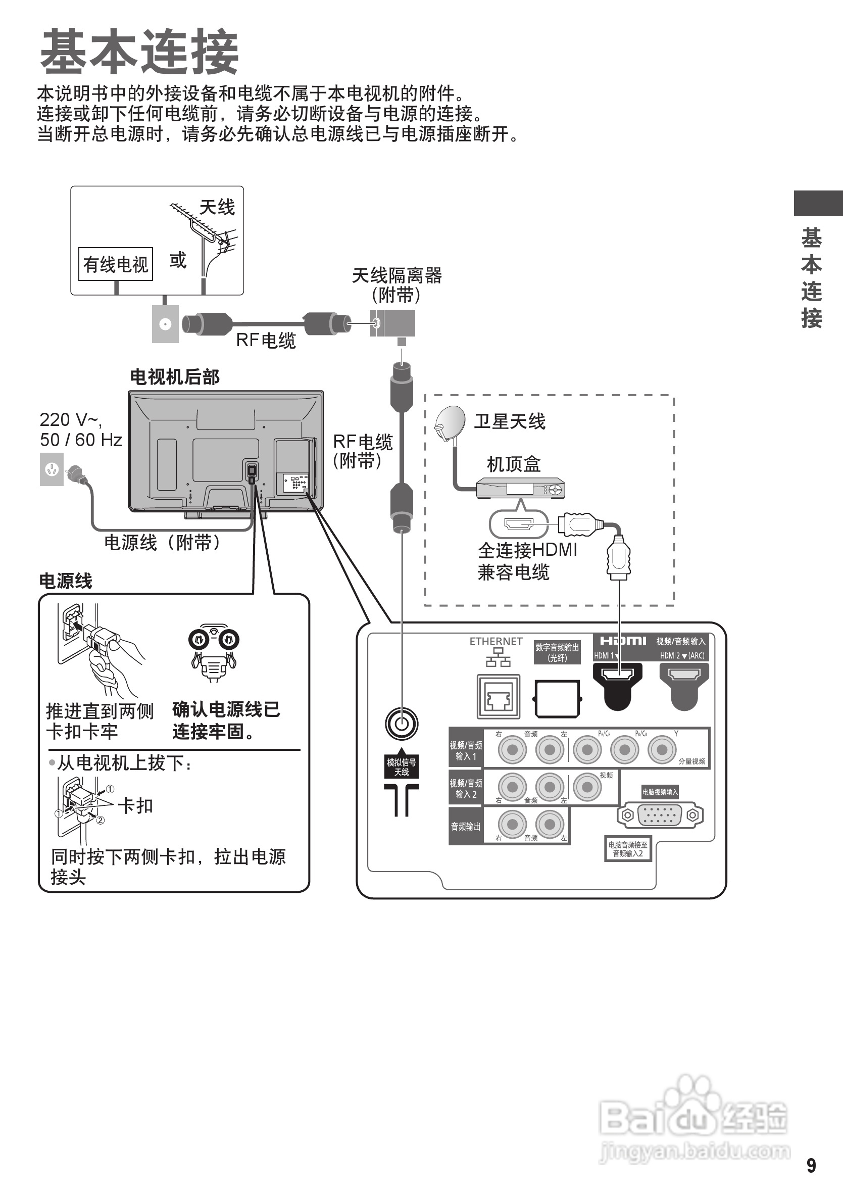 松下TH-P50C30C彩电使用说明书:[1]