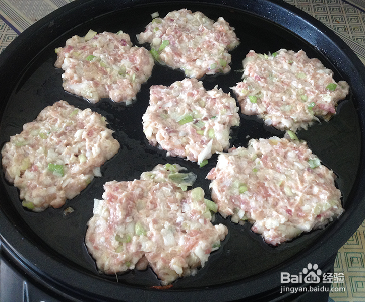 用电饼档煎肉饼