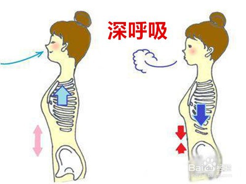 深吸一口气的图片卡通图片