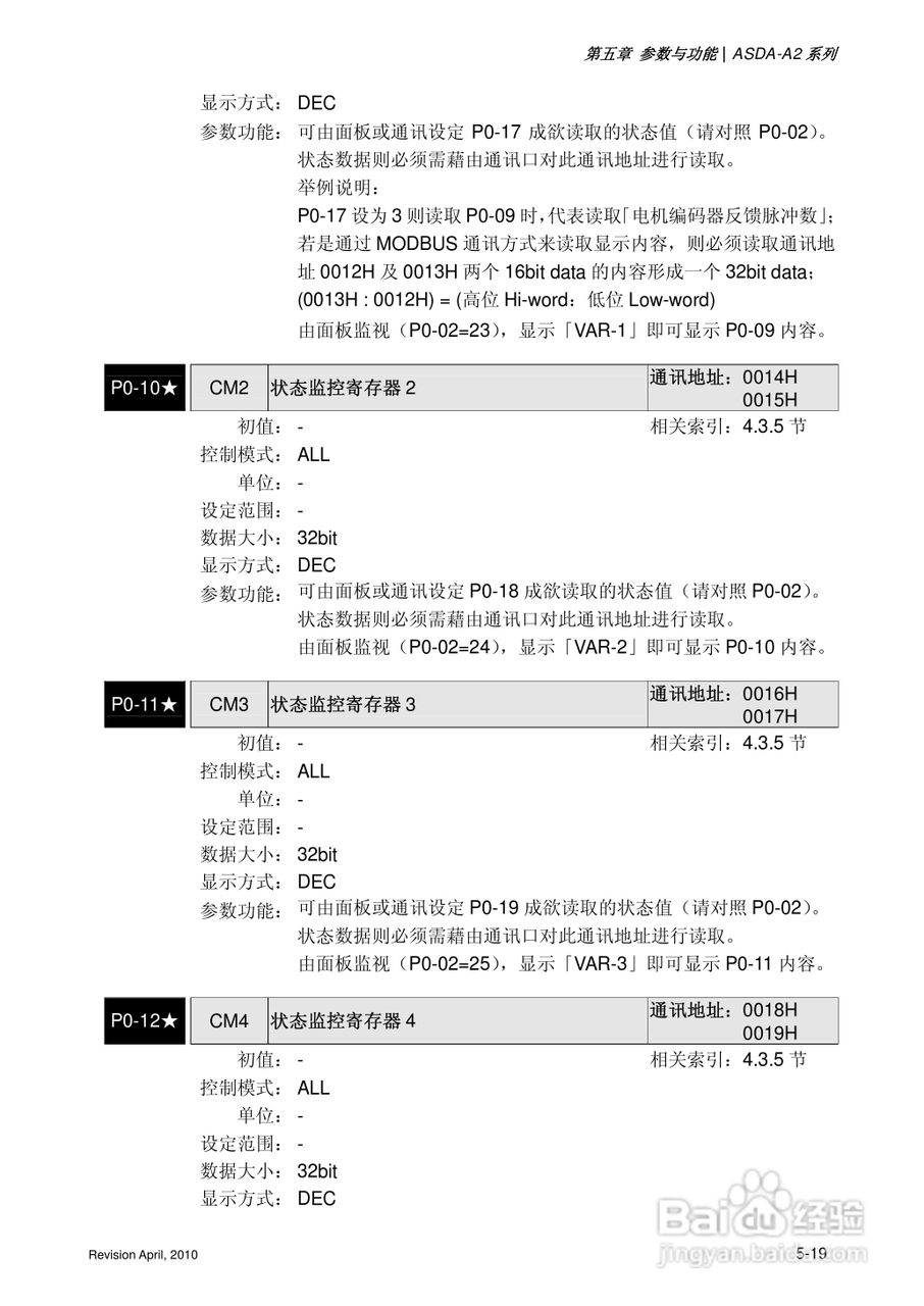 AELTA ASD-A2系列高机能通讯型伺服器使用手册:[15]