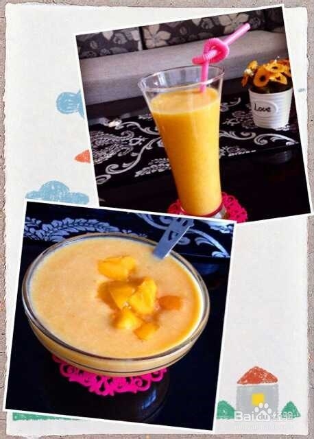 自制椰汁芒果西米露