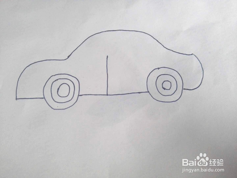 简笔画之出租车经验分享二
