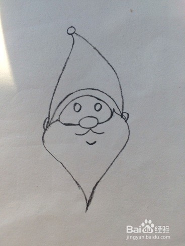 圣诞老人怎么画好看