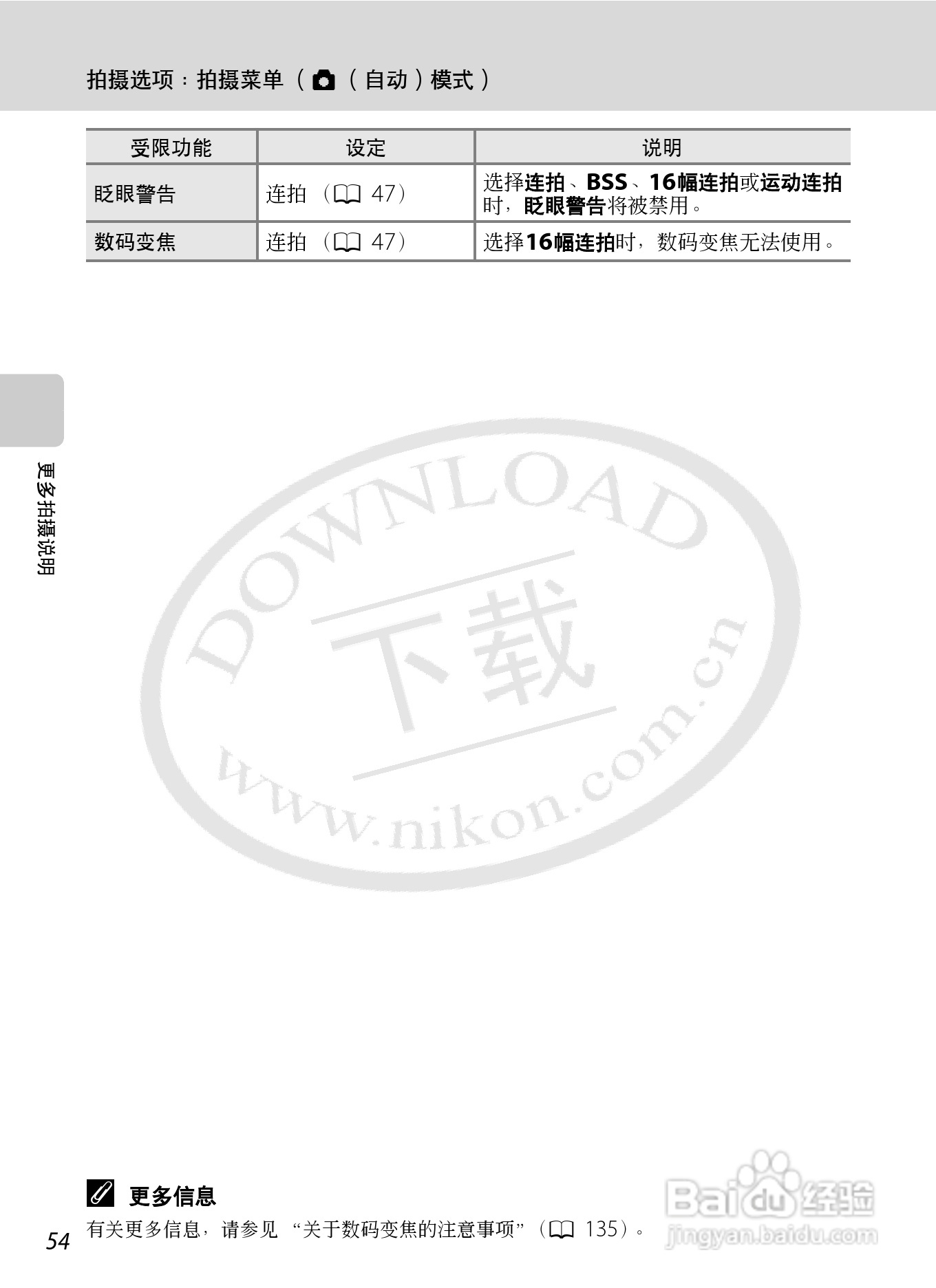 尼康S8000数码相机使用说明书:[7]