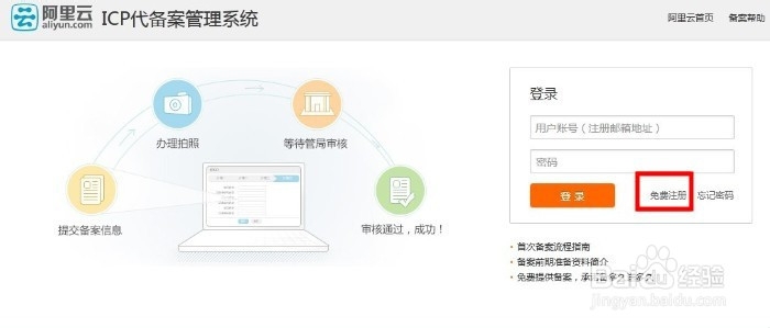 网站备案方法和流程。