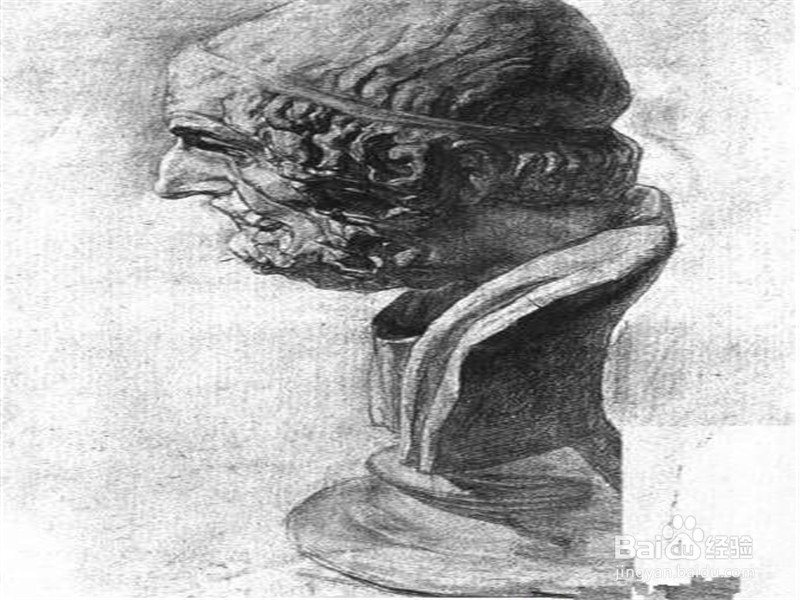 素描如何打色彩背影