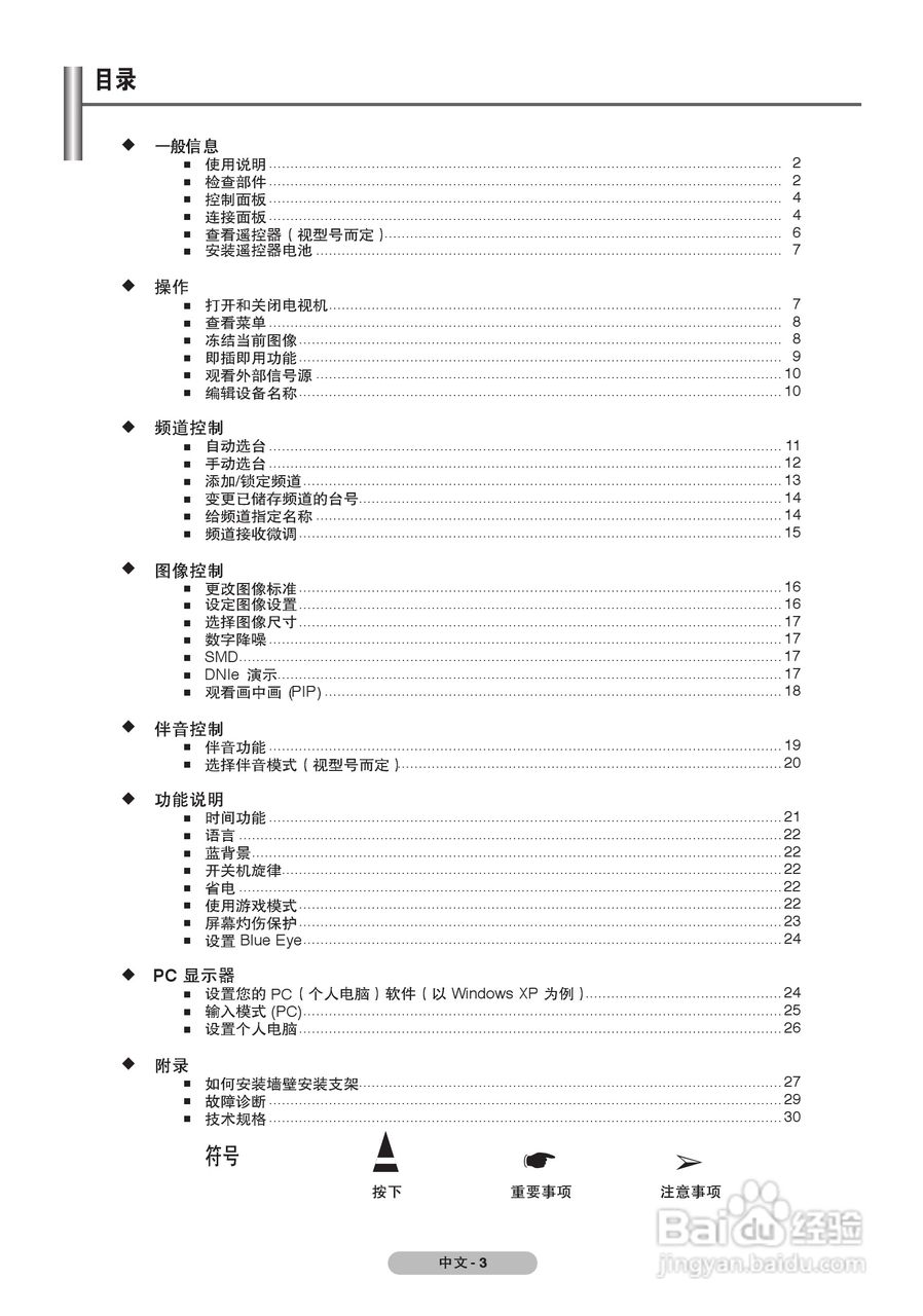 三星PS-42Q7H等离子彩电使用说明书:[1]