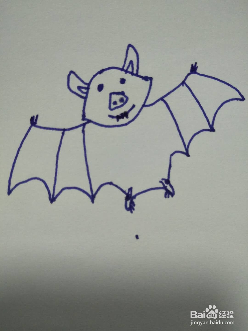 简笔画之蝙蝠